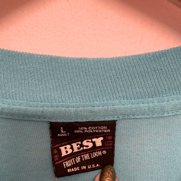 !!Vintage 80’s distressed T shirt sz-L!! - Picture 3 of 7